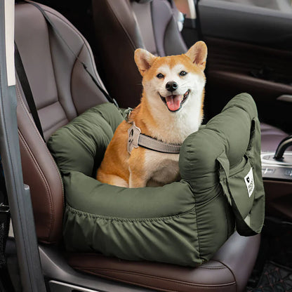 Reise-Hundebett mit hoher Seitenstütze