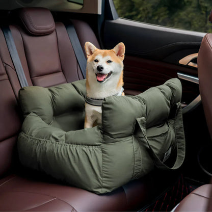 Reise-Hundebett mit hoher Seitenstütze