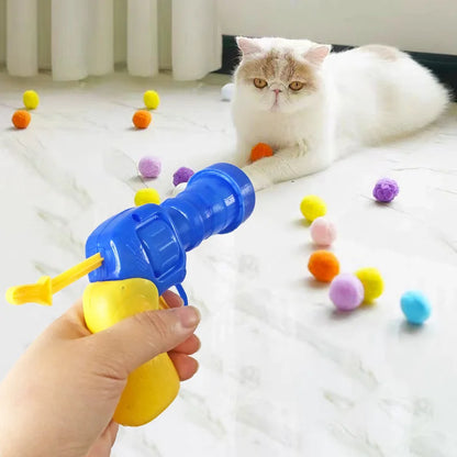 Katzenball Abschuss-Kanone