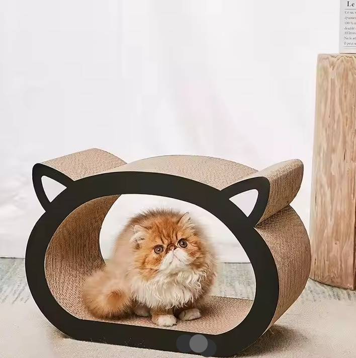 Katzen-kratzmöbel Mit Liegefläche – Stilvolle Kratzbank Schlafplatz In Einem