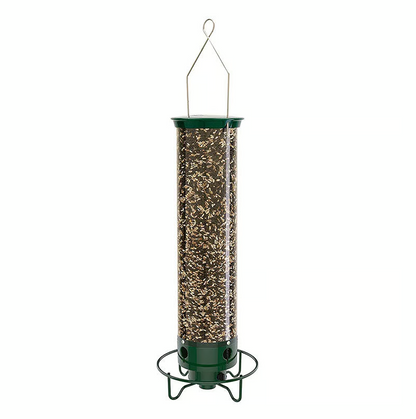 Eichhörnchensicherer Vogelfutterspender