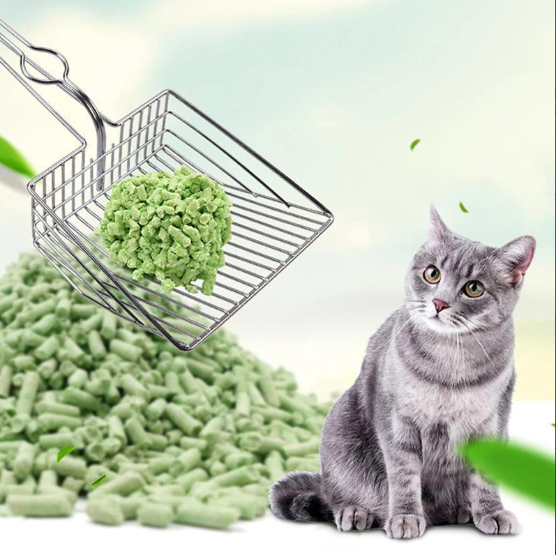 Katzenstreu-Schaufel aus Edelstahl