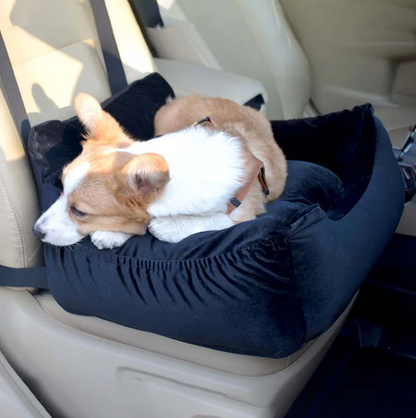 Bequeme Autositzauflage für Haustiere – Transportbox für Hunde und Katzen