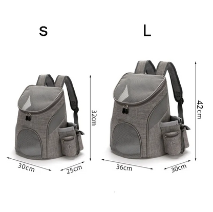 Haustier-Trage-Rucksack mit Netzdesign – Bequeme Transporttasche für Katzen und kleine Hunde