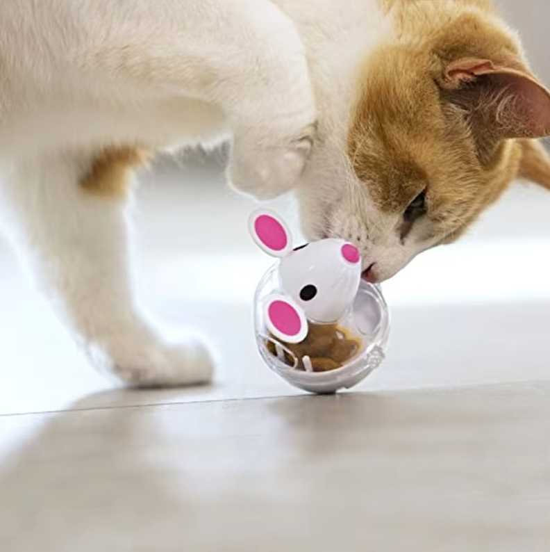 Katzenspielzeug Futterspender – Interaktive Maus Mit Leckerli-Ausgabe