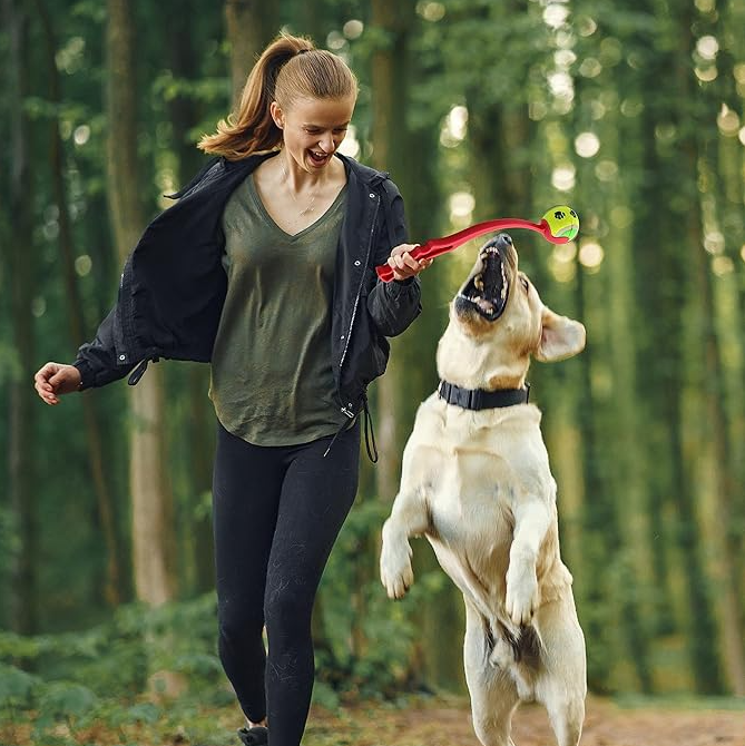Hunde-ballwerfer – Weitwurf-Spielspaß Für Aktive Vierbeiner