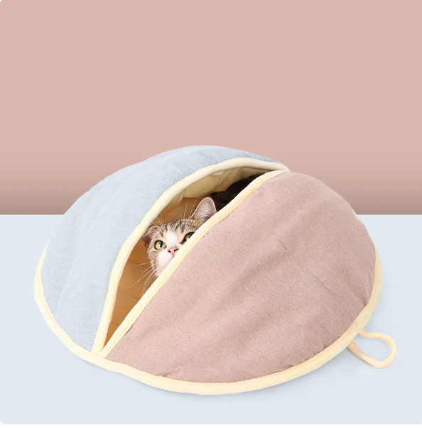 Katzenbett Im Halbmond-Design für Gemütliche Rückzugsorte