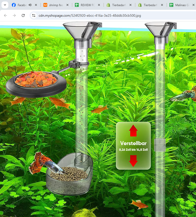 Vielseitiger Futterspender Für Aquarien