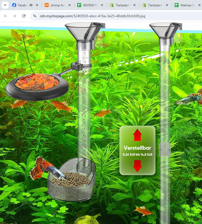 Vielseitiger Futterspender Für Aquarien