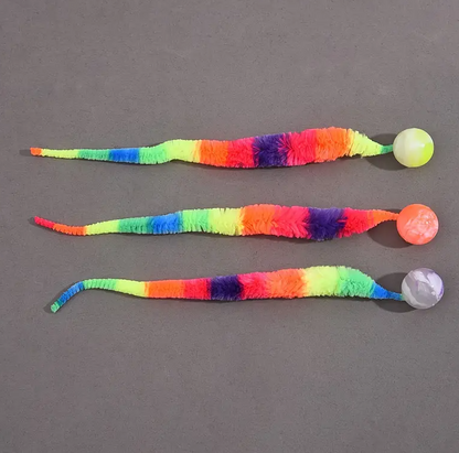 Interaktives Katzenspielzeug Mit Plüschschwanz Und Ball