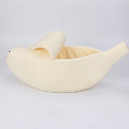 Bananenform Pet Nest für Hunde und Katzen – Komfortable Winterbettchen für Haustiere