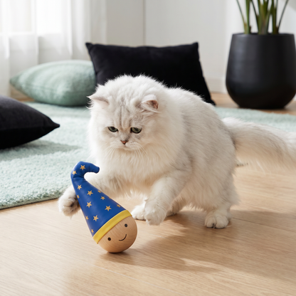 Federndes Katzenspielzeug – robustes Beschäftigungsspielzeug gegen Langeweile für Katzen