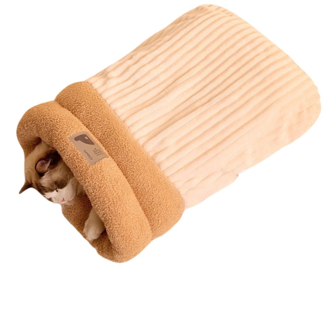 Kuscheliger Katzen-Schlafsack