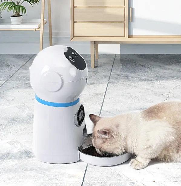 Automatischer Futterspender Für Hunde Mit Digitalanzeige