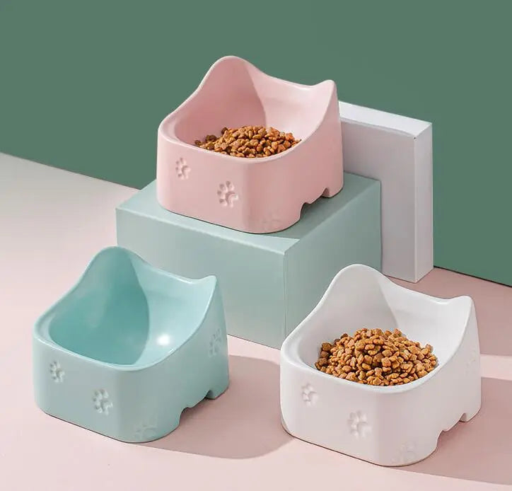 Erhöhte Futterschale Für Katzen – Ergonomisches Und Rutschfestes Design