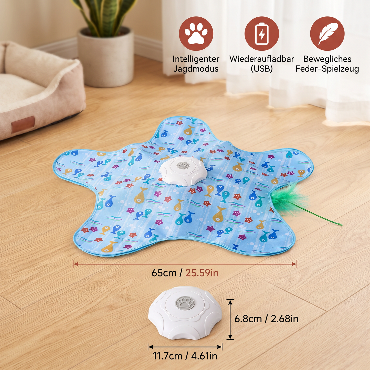 HuntingFun Dog Pro – Automatisches Hundespielzeug für Stressabbau und Spielspaß