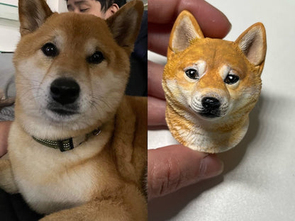Personalisierte Tierkopf-Magnete für die Küche