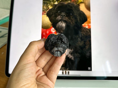 Personalisierte Tierkopf-Magnete für die Küche