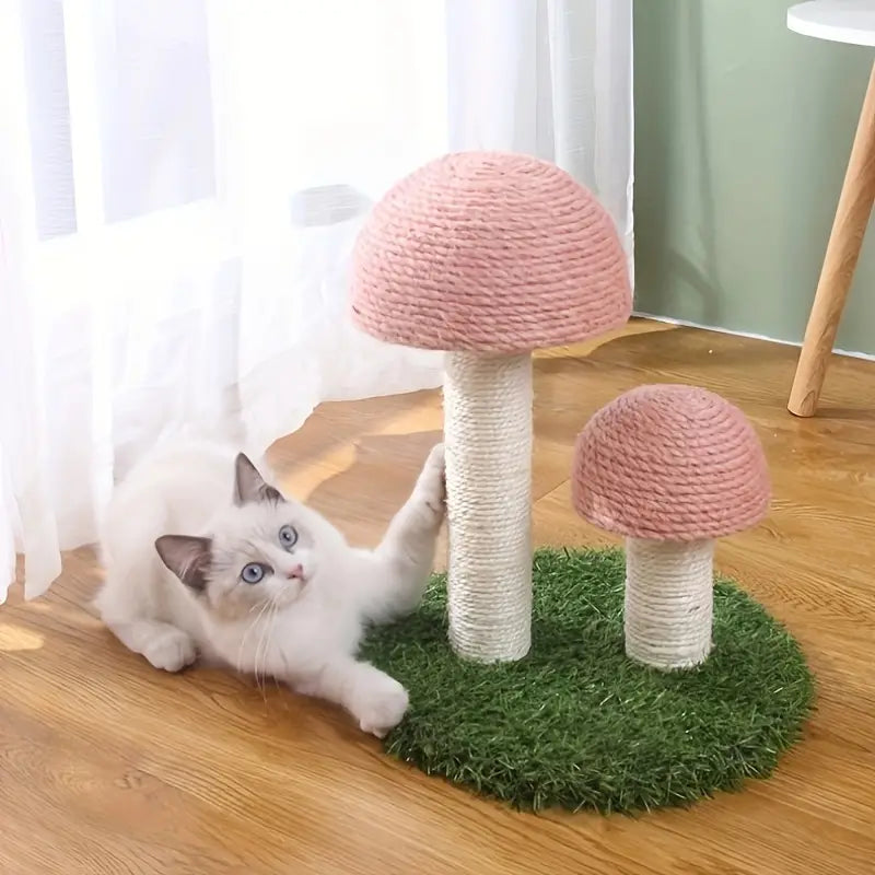 Katzen Pilz Kratzbaum aus Sisal