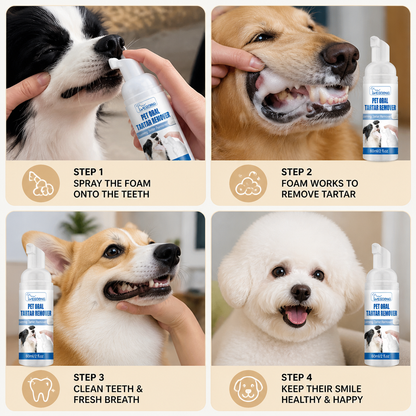 Zahnreinigungsschaum für Hunde – Für sauberere Zähne & frischen Atem