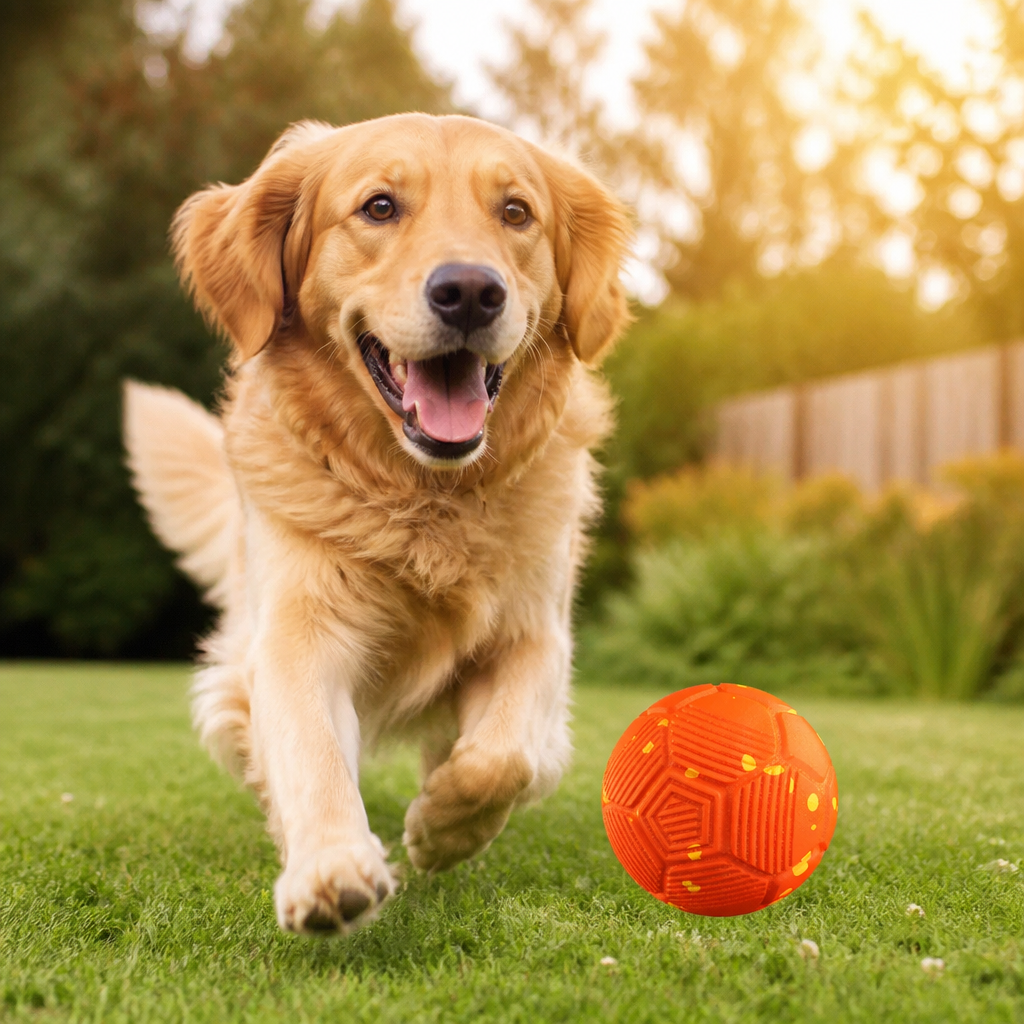 Umweltfreundlicher, bissfester, intelligenter, interaktiver, automatischer Hundeball