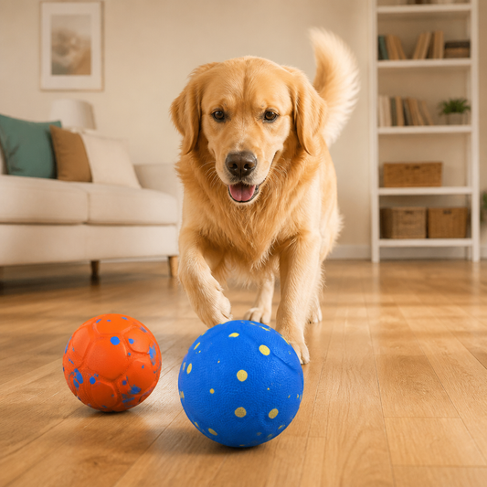 Umweltfreundlicher, bissfester, intelligenter, interaktiver, automatischer Hundeball