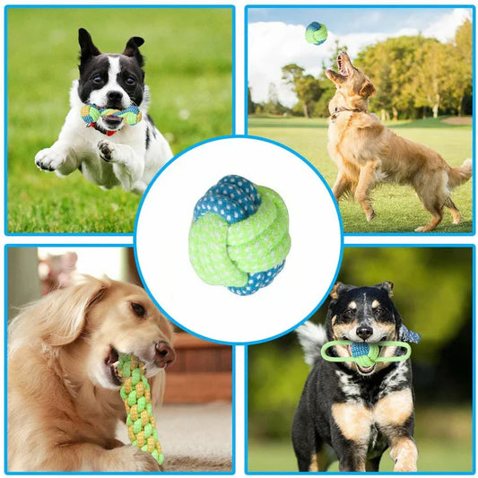 Robustes Kauspielzeug für Hunde – Knoten Spaß & Zahnpflege