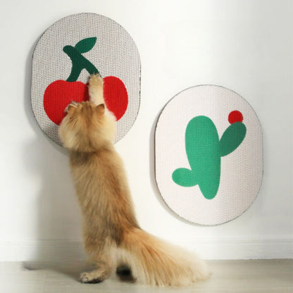 Kreative Wand-Kratzmatte für Katzen