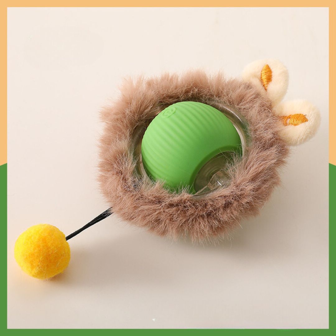 Katzen-spielzeugball Mit Weichem Fell