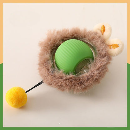 Katzen-spielzeugball Mit Weichem Fell