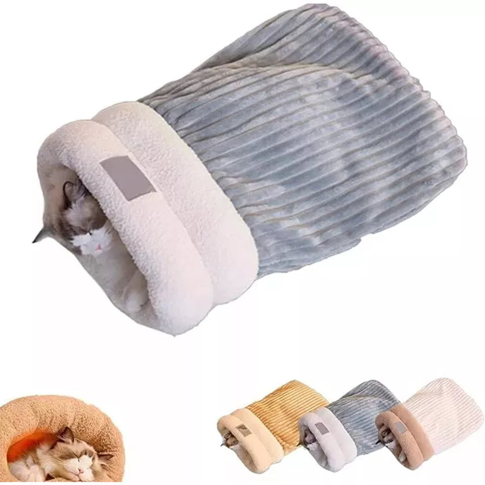 Kuscheliger Katzen-Schlafsack