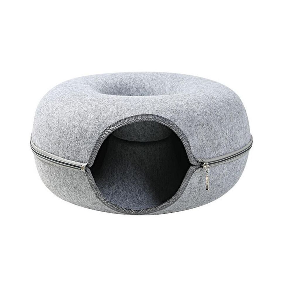 2in1 Premium Katzenbett Donut und Höhle