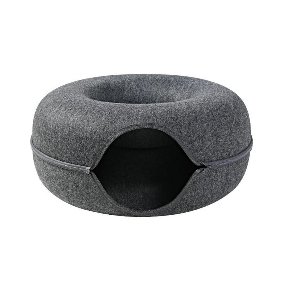 2in1 Premium Katzenbett Donut und Höhle