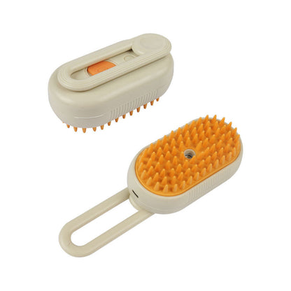 2-in-1 Hunde-Dampfpflegebürste