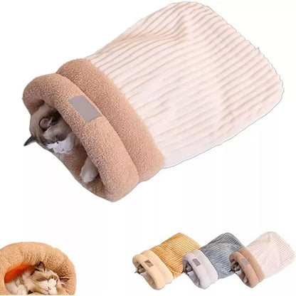 Kuscheliger Katzen-Schlafsack