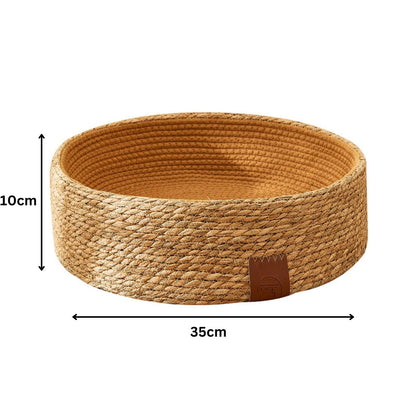 Handgefertigtes Rattan-schlafnest Für Katzen