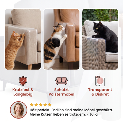 Robuster Kratzschutz für Katzenmöbel